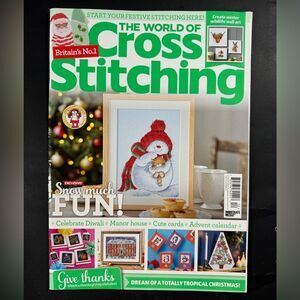 The World Of Cross Stitching Magazine #312 November 2021 Britain’s No.1